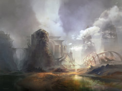 fantasy-art-engine:  Fortress by Ferdinand
