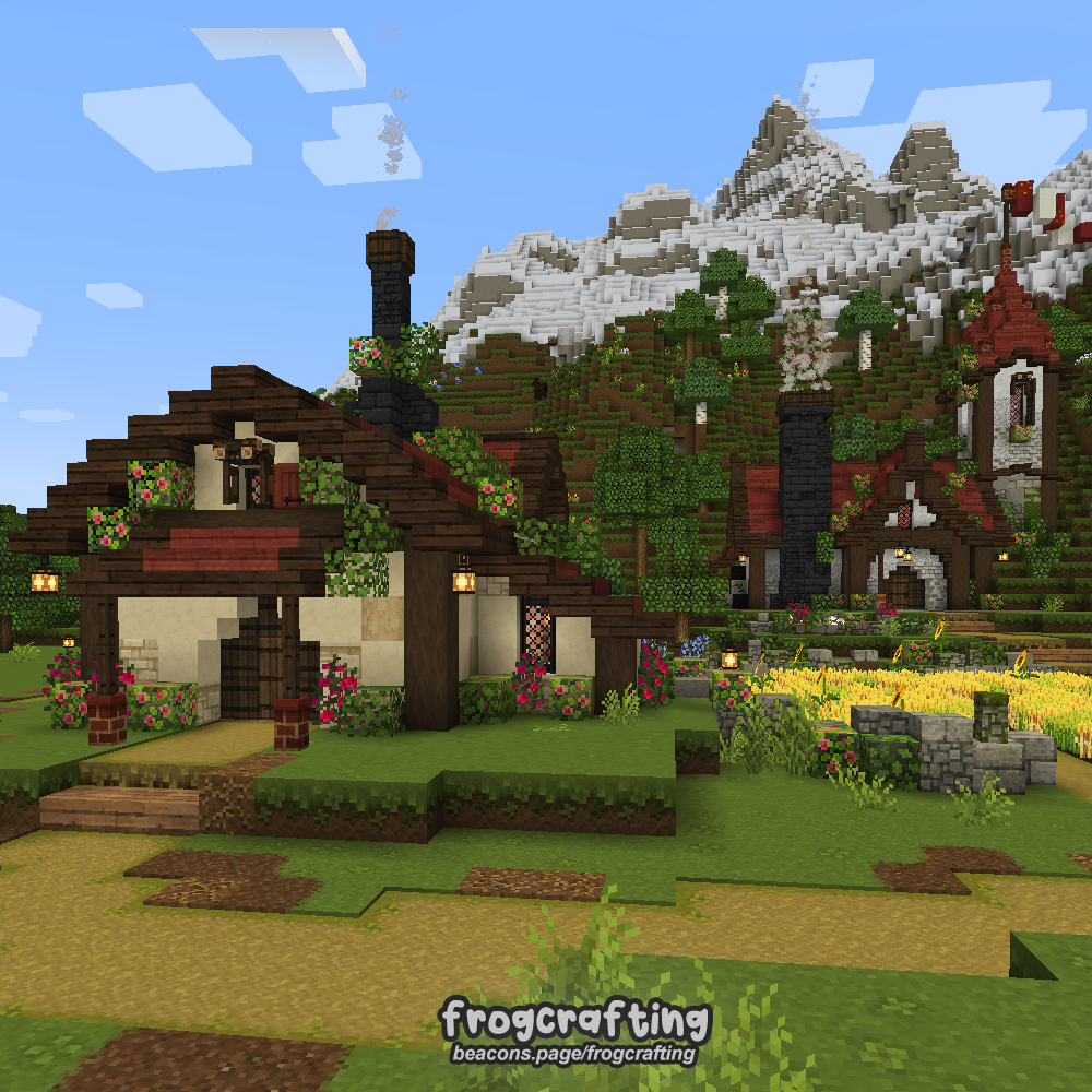 Minecraft Mapas on X: Uma linda casa de birch no minecraft https