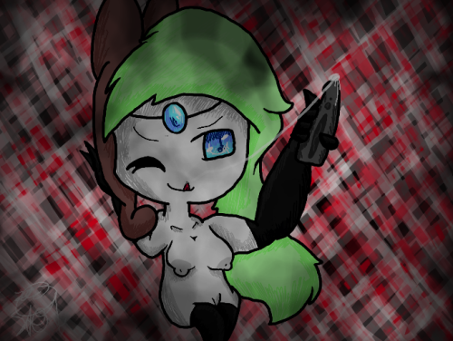 kamithenapstablook: I little something for @meaconscientia, with his lovely Meloetta.  Enjoy, Boogie.  Mucho bueno.