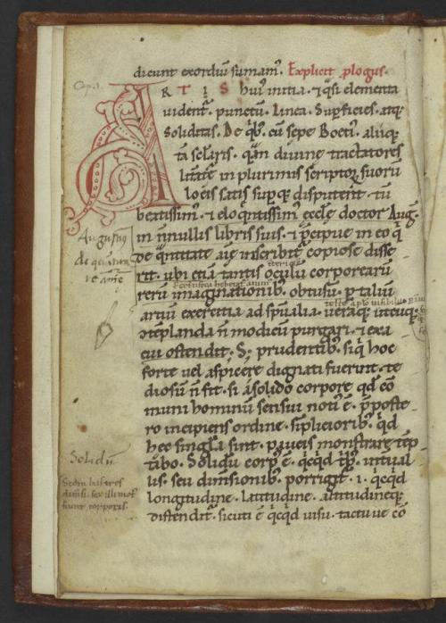 LJS 194 Geometria, written in Bavaria, probably in modern northern Austria, in the mid-12th century.