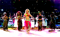  Shakira performing at the FIFA World Cup closing ceremonies (2006, 2010, 2014) 