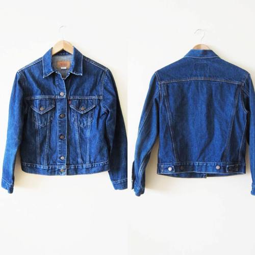 In the shop! Vintage Levi’s Type III denim jacket • made in USA • s/m • www.milkteeths.etsy.co