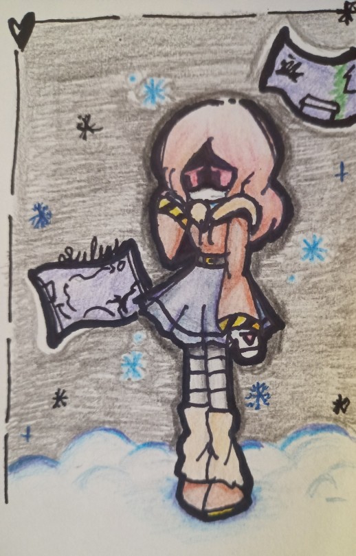 Color Pencil Drawing On Yet Another Index Card Lol