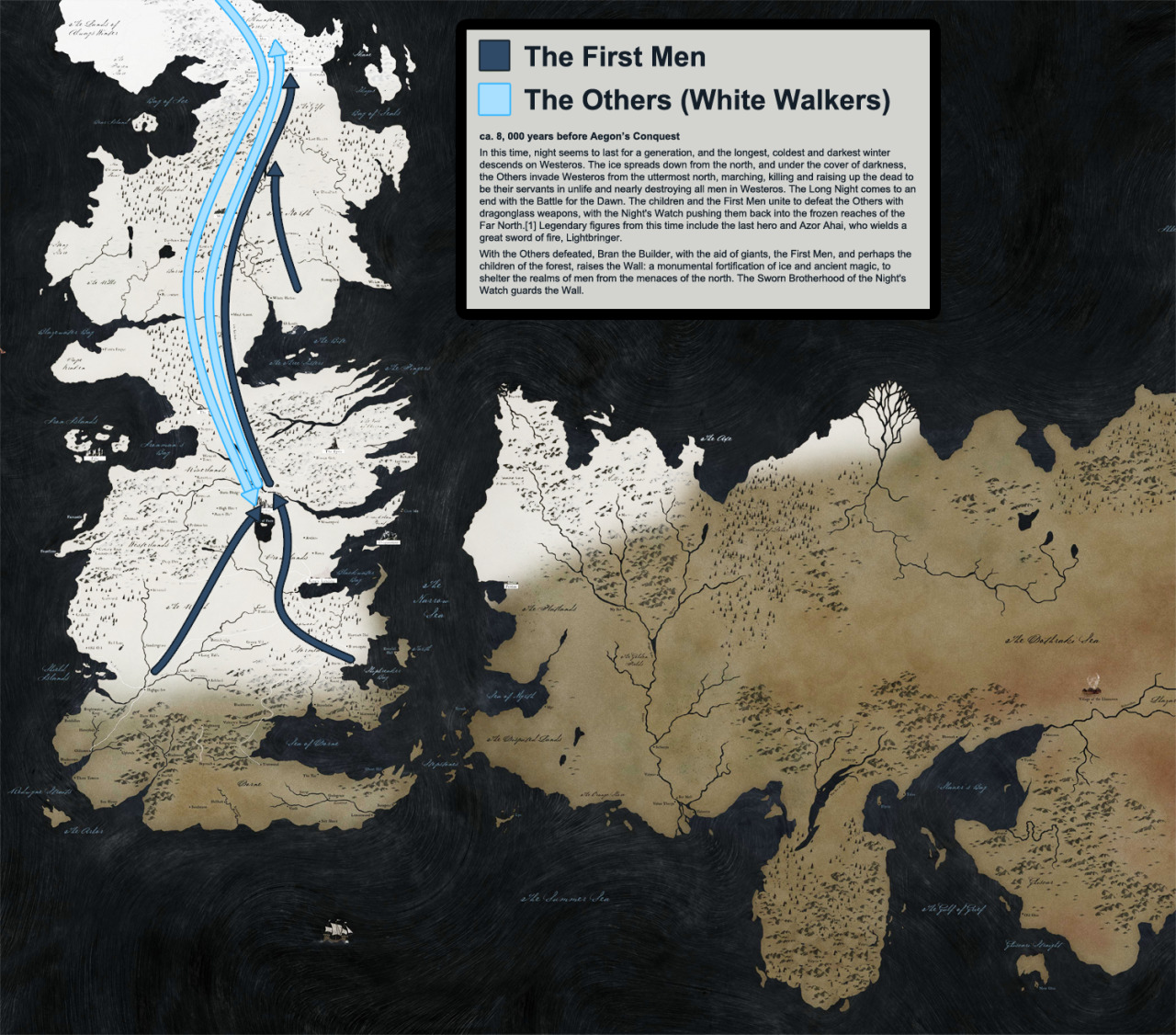 pumpkinkitten:  iamnotdoingshittoday:  A Mapped History of A Song of Ice and Fire