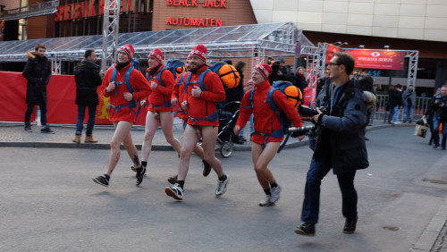 bizarrecelebnudes: Mot Naturen - Publicity Shots They got a bunch of men to run around German half n