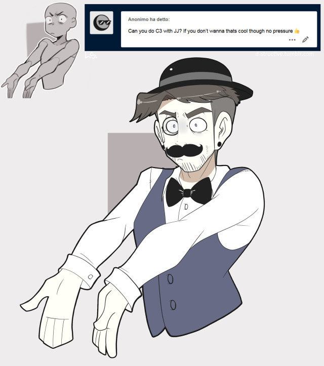 Fourth expression required by an anon fren. JJ is starting to argue, at this point…Pointing at stuff even, if the others are too...