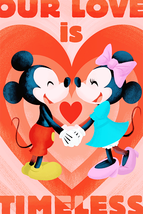 mickeyandcompany:Disney Valentine’s Day cards (by Oh My Disney) phone backgrounds. Feel free t