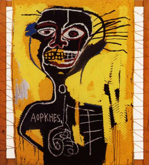 artist-basquiat:  Cabeza, 1982, Jean-Michel