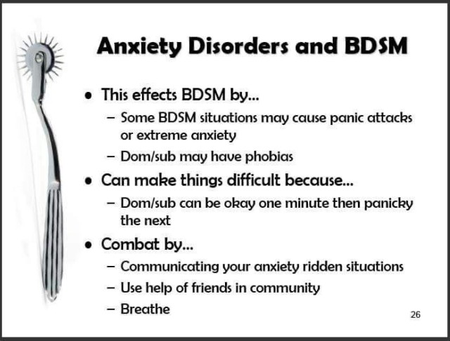 texasbikerdom49:Combating DisordersThis is just the tip of the iceberg on what you should do and what helps, but its a good starting point. @daddybrad80 