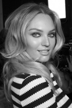 senyahearts:  Candice Swanepoel - Backstage