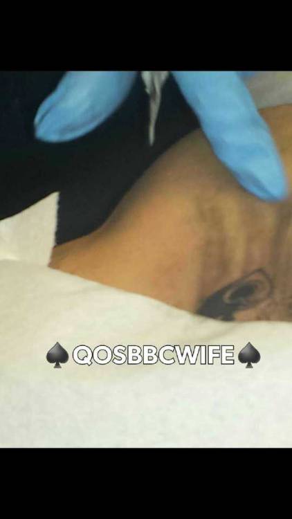 qosbbcwife: As real as it gets ! ♠ Love her tattoo so much that I had to repost it.Http://qosbbcwife