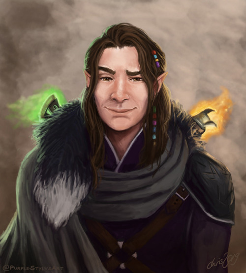 nottmygoblindaughter: [Image Description: Fanart of Vax from Critical Role. Vax is a pale-skinned ha