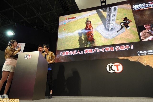 Kaji Yuuki (Eren) and Ishikawa Yui (Mikasa) appeared at Tokyo Game Show over the