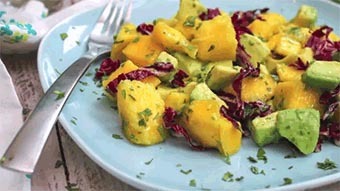 beautifulpicturesofhealthyfood:  Mango Avocado Salad…RECIPE 