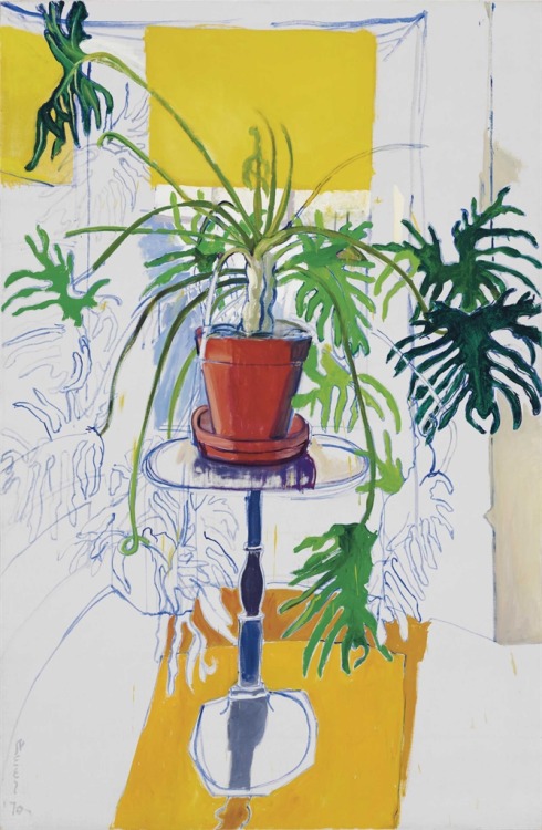 thunderstruck9:Alice Neel (American, 1900-1984), Philodendron, 1970. Oil on canvas, 80 x 52 in.