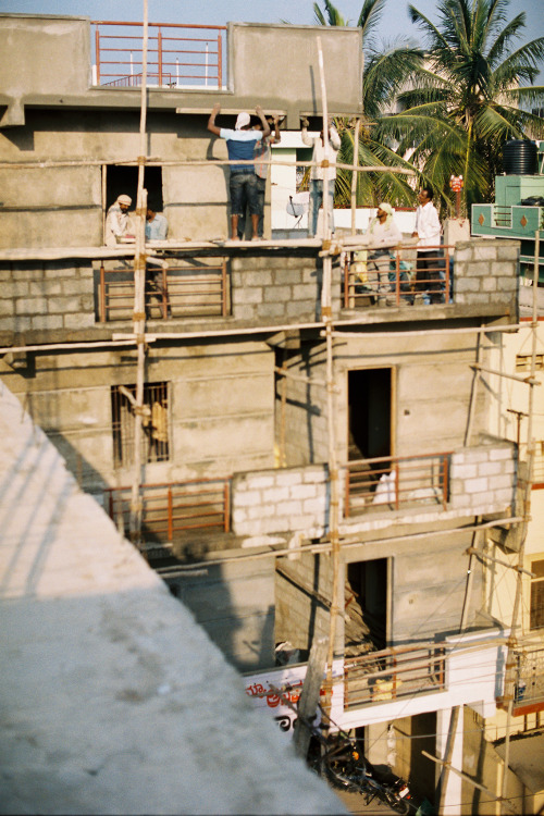 India 2013: The view from our apartment building. :) Bangalore, India&rsquo;s IT capital, is str