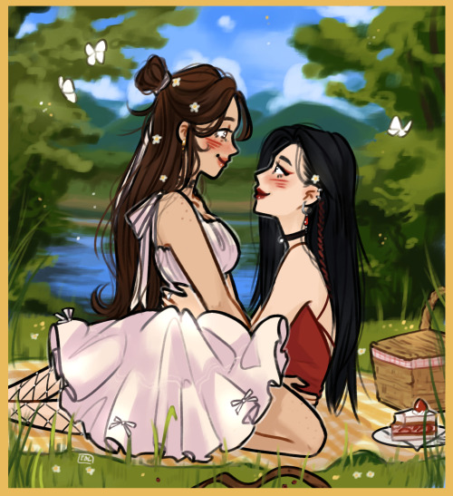 ebeedrawing: Girls girls girls FINALLY I drew fem HuaLian