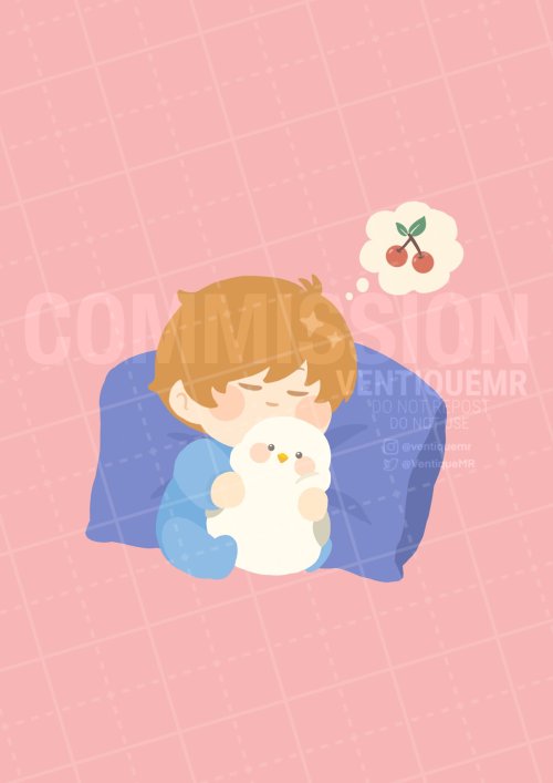 A squishable sleepy Gavin and Pearly  Commission link: https://linktr.ee/ventiquemr