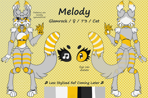 Melody! Another FNaF Oc! I Cant Write A Lot About Her Until Security Breach Comes Out Because Shes A
