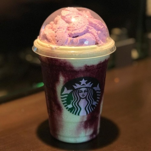 Zombie Frappucino! We had to!  (at Starbucks)