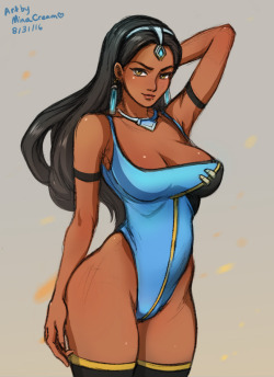 minacream:  Daily sketch - Symmetra Commission