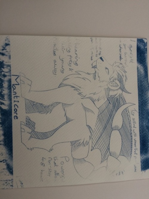 Manticore Cyanotypes From College 