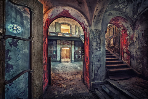 abandoned-playgrounds:  Abandoned Castle Interiors by Matthias Haker 