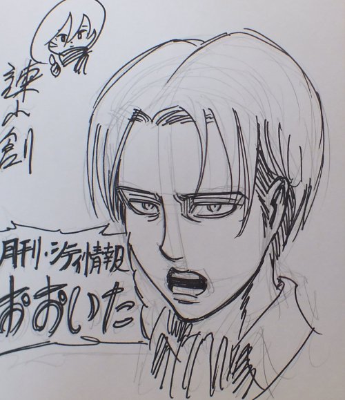 A selection of Isayama Hajime’s Ackerman sketches!   (ღ˘⌣˘ღ)  Check out Asano Kyoji’s Ackerman sketches here!