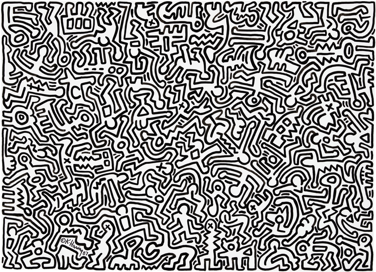 nobrashfestivity:
“nobrashfestivity:
“Keith Haring, Detail Drawing, 1987
”
Today is World AIDS Day
Keith haring died of AIDS at the age of 32
”