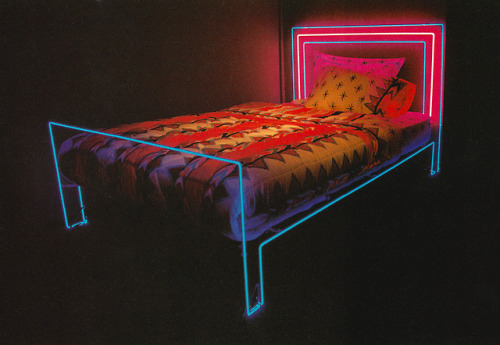 popularsizes:Abe Renzy, Rudi Stern & Wayne Little, Neon Bed, 1978