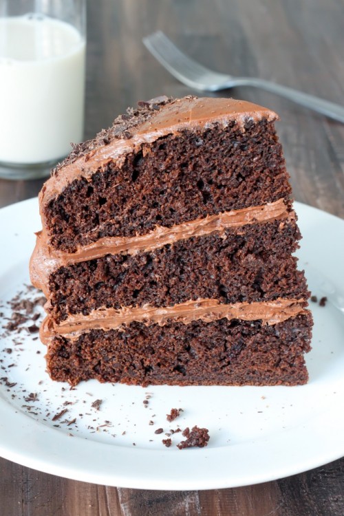 fullcravings:  Greek Yogurt Chocolate Cake adult photos