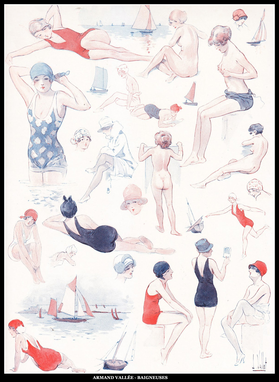 adhemarpo:  Armand Vallée - Baigneuses 