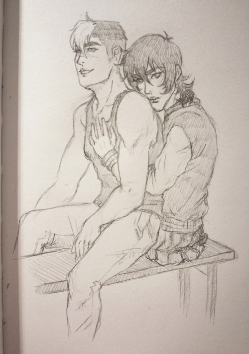 nate-n8:I started to sketch smf and I ended up drawing smf from my fav highschool Sheith AU by @onev