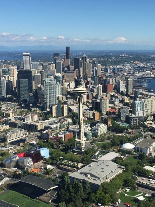 Airplane ride over Seattle June 25th