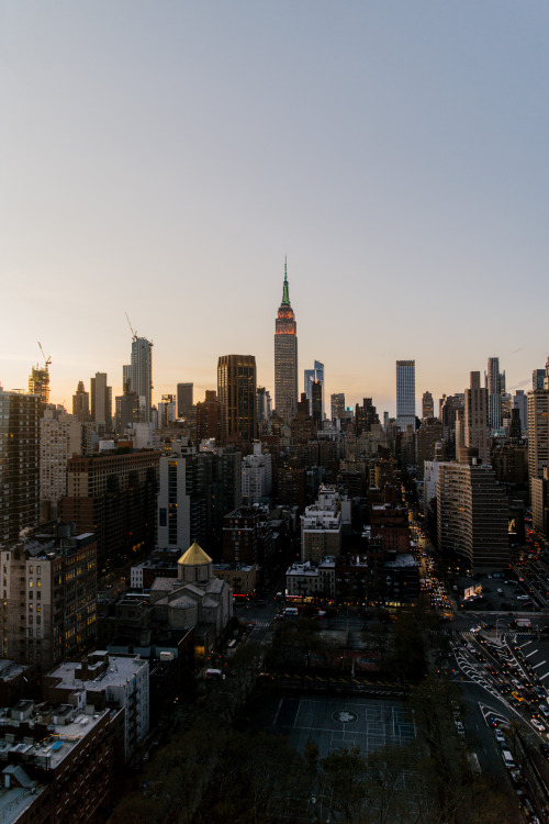 Manhattan as seen from the American Copper Buildings.