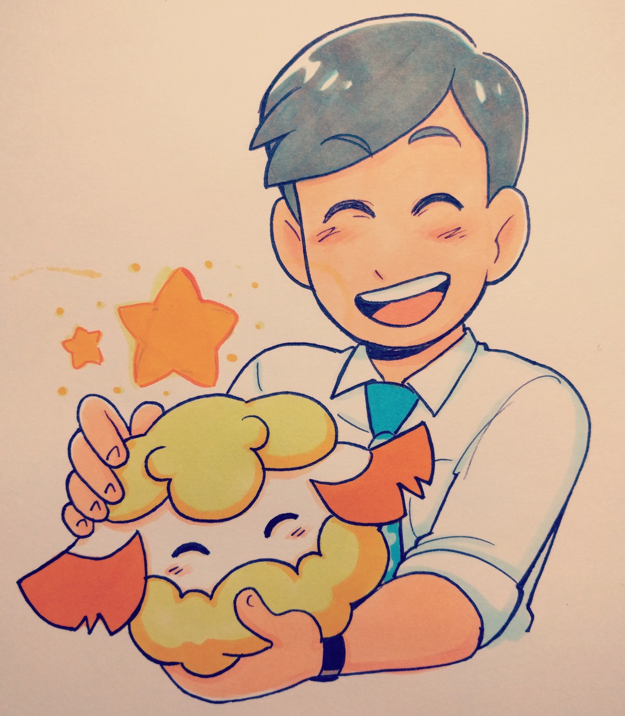 enenkaydoodles:The office worker is my favorite trainer class in Pokemon Sun and