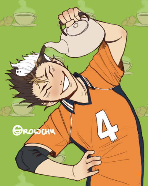 growchu:Nishinoya - tea with ginger.That one was too hard ;_;Instagram:growchu01