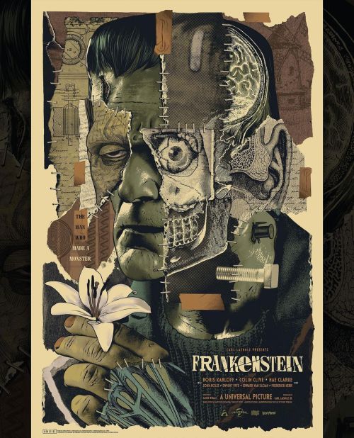 My “Frankensteined” poster just debuted over at @slashfilm, my new officially licensed U