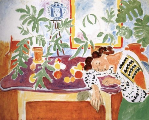 Henri Matisse, Still Life with Sleeping Woman, 1940