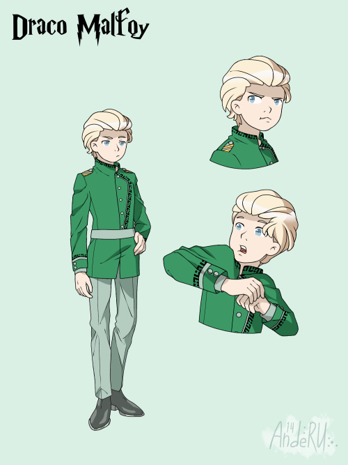 Meet Draco Malfoy! A true connoisseur of hair polish.I continue to correspond to the canon: whether 