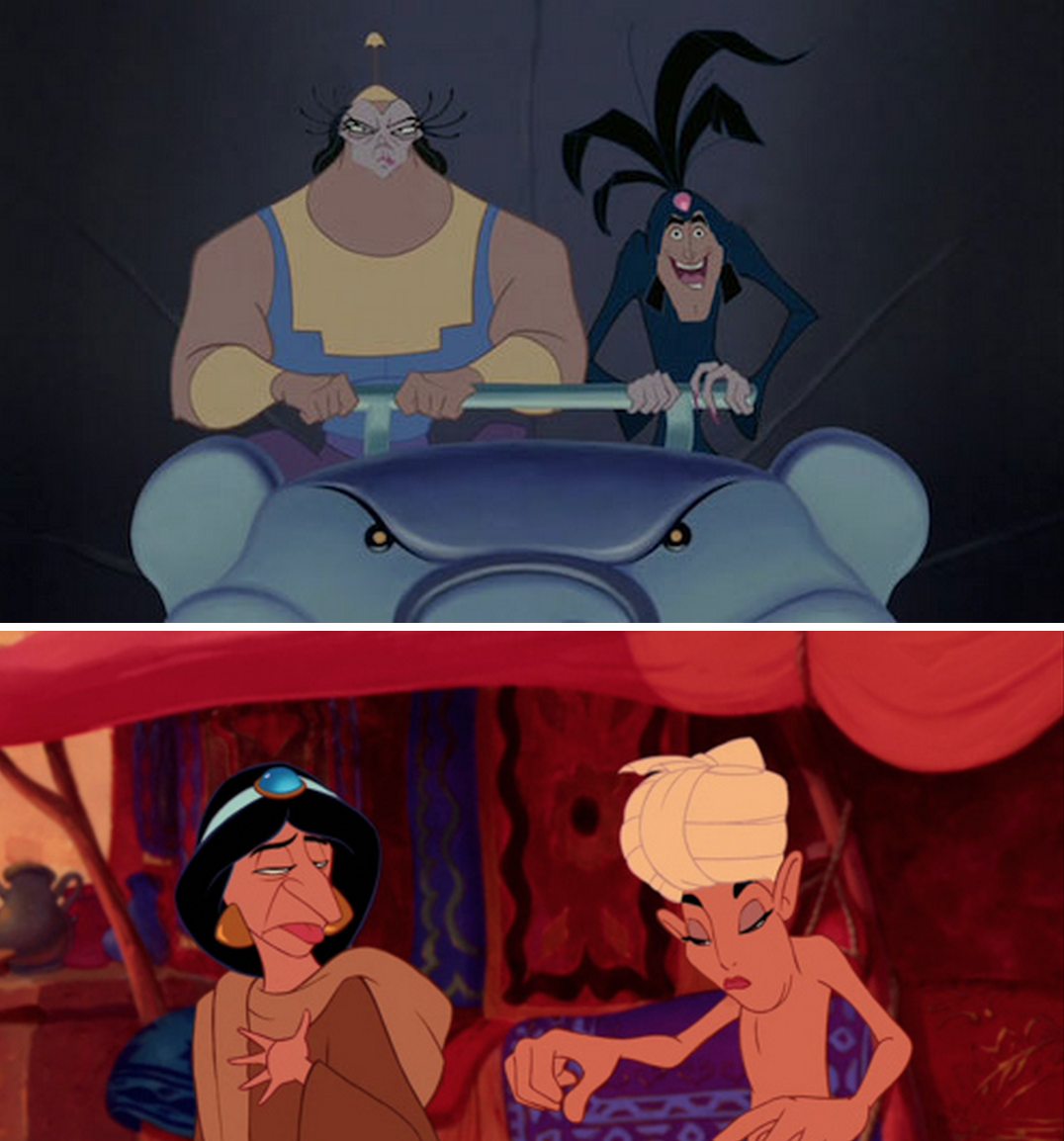 chubbyfury6:  romcom-artbot:  thatsthat24:  tastefullyoffensive:  Disney Face Swaps