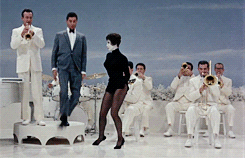 Jerry Lewis and Sylvia Lewis with Harry James and His Band in the film “The Ladies’ Man” (1961)