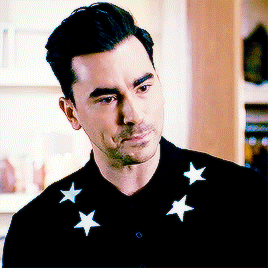 buddapothecary:david rose in every episode   s01e04, bad parents