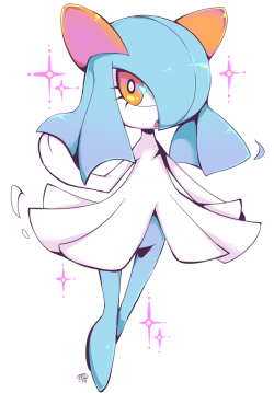 milkayart:  a simple shiny kirlia