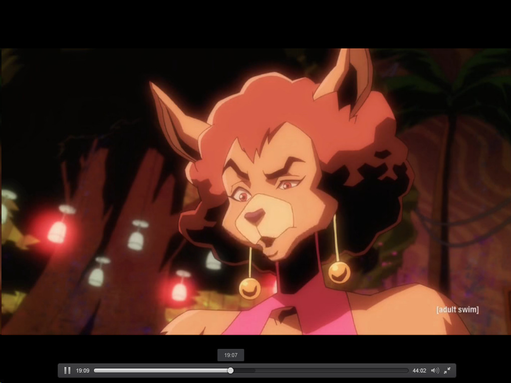 thedeedeedee:These wolf girls from the the wizz like Black Dynamite episode were