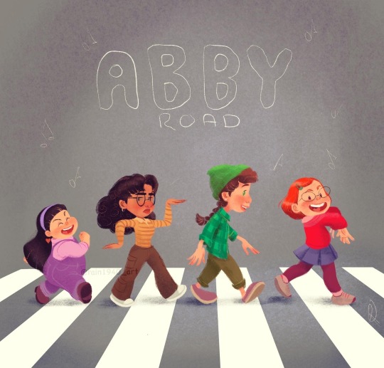 XXX rain1940:Turning Red: Abby Road photo