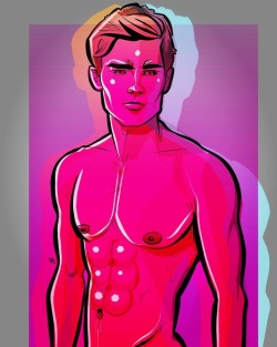 studsketch:  think pink #gayart #gayartwork