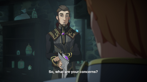 aromantic-eight:arahir:please watch the dragon prince i’m cryign[id: A series of screenshots from Th