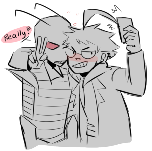 Some Drunken Dib Doodles For A Fic. Poor Zim Has To Deal With That Lmao