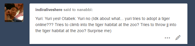 nanabbi: Yuri, I think you have a problem. With @konveeart ‘s helpful advices~